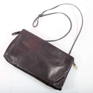 Vintage Fendi monogram Leather bag